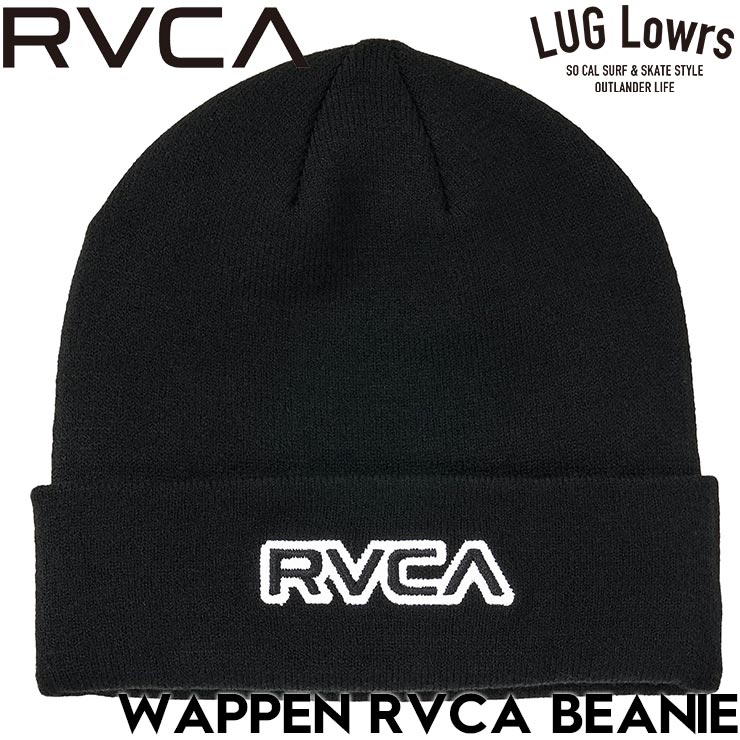 RVCA ルーカ WAPPEN RVCA BEANIE ビーニー メンズ ニット帽 ロゴ