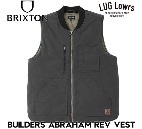 BRIXTON ブリクストン BUILDERS ABRAHAM REV VEST リバーシブル ワーク