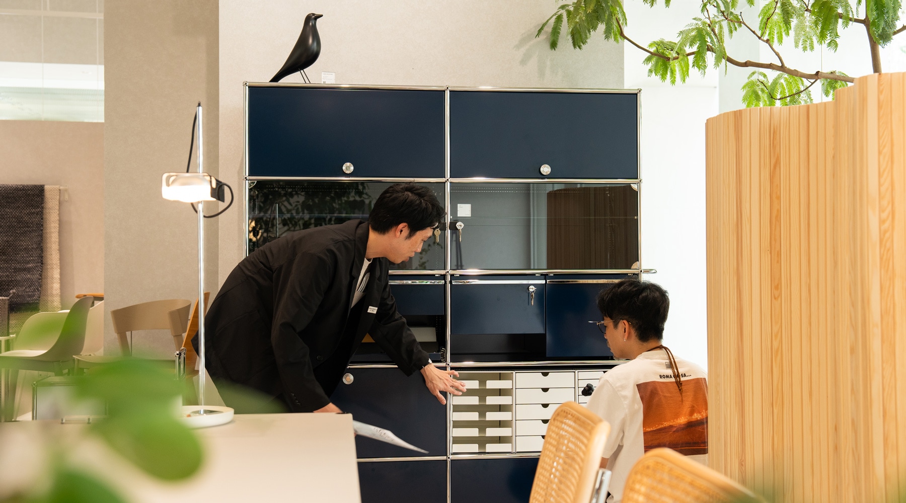 USMワークデスクカスタマイズ事例