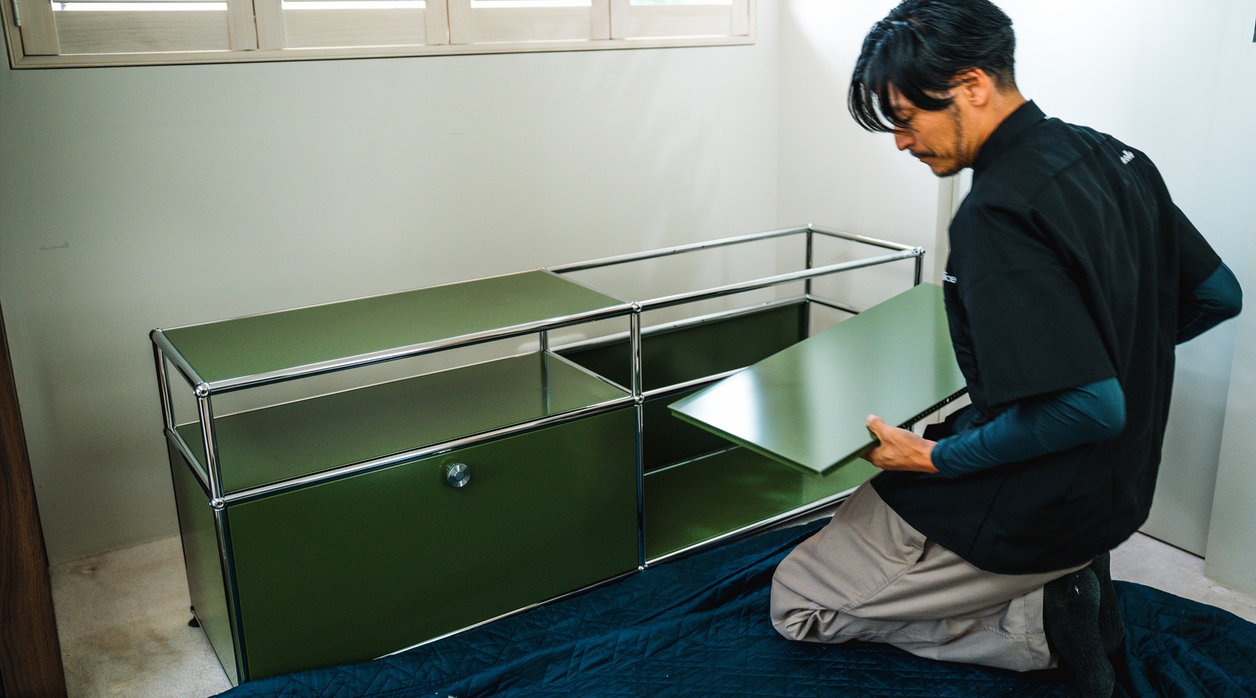 USMワークデスクカスタマイズ事例