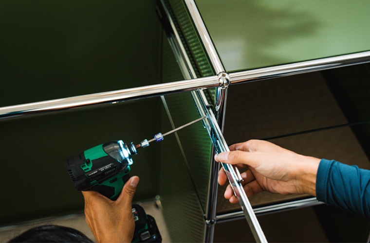 USMワークデスクカスタマイズ事例