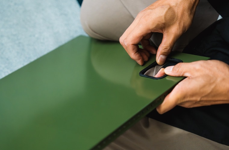 USMワークデスクカスタマイズ事例