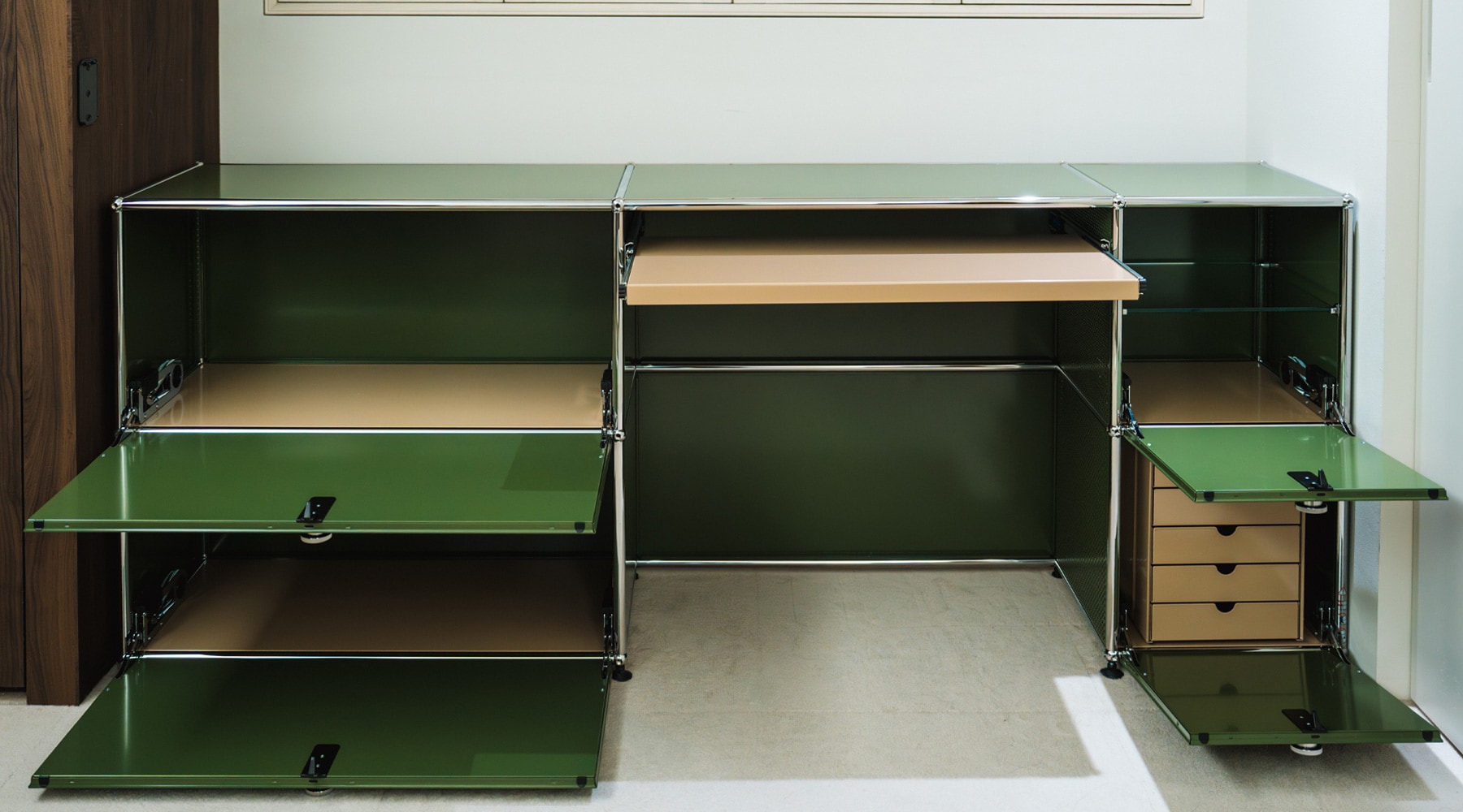 USMワークデスクカスタマイズ事例