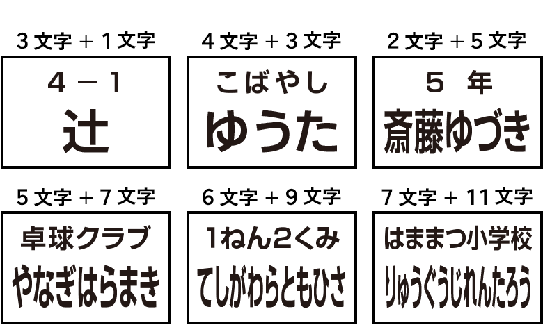 【2段】1段目と2段目が同じ大きさサンプル