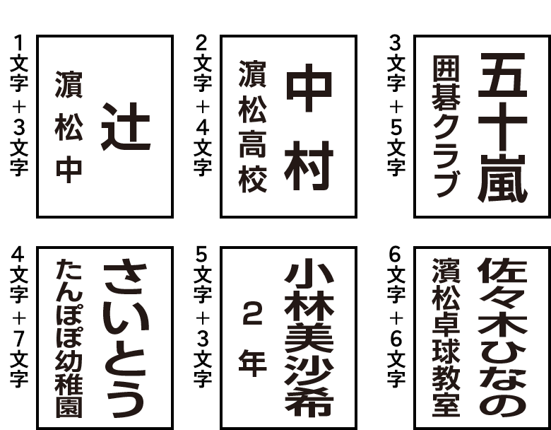 【2段】1段目と2段目が同じ大きさサンプル