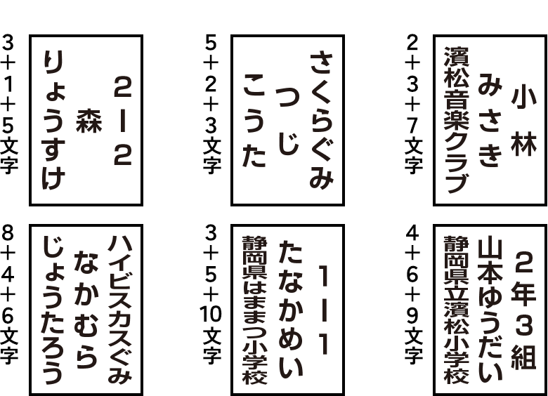 全段同サイズサンプル