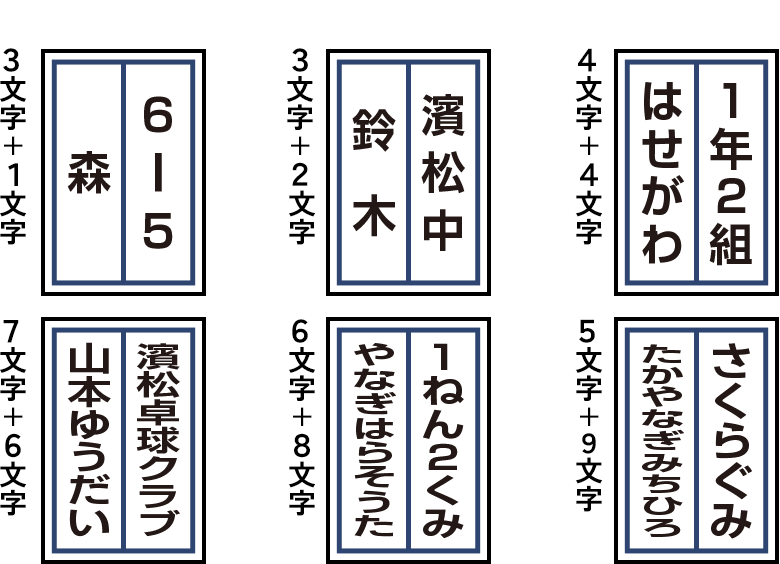 【2段】1段目と2段目が同じ大きさサンプル