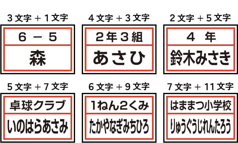 【2段】1段目と2段目が同じ大きさサンプル