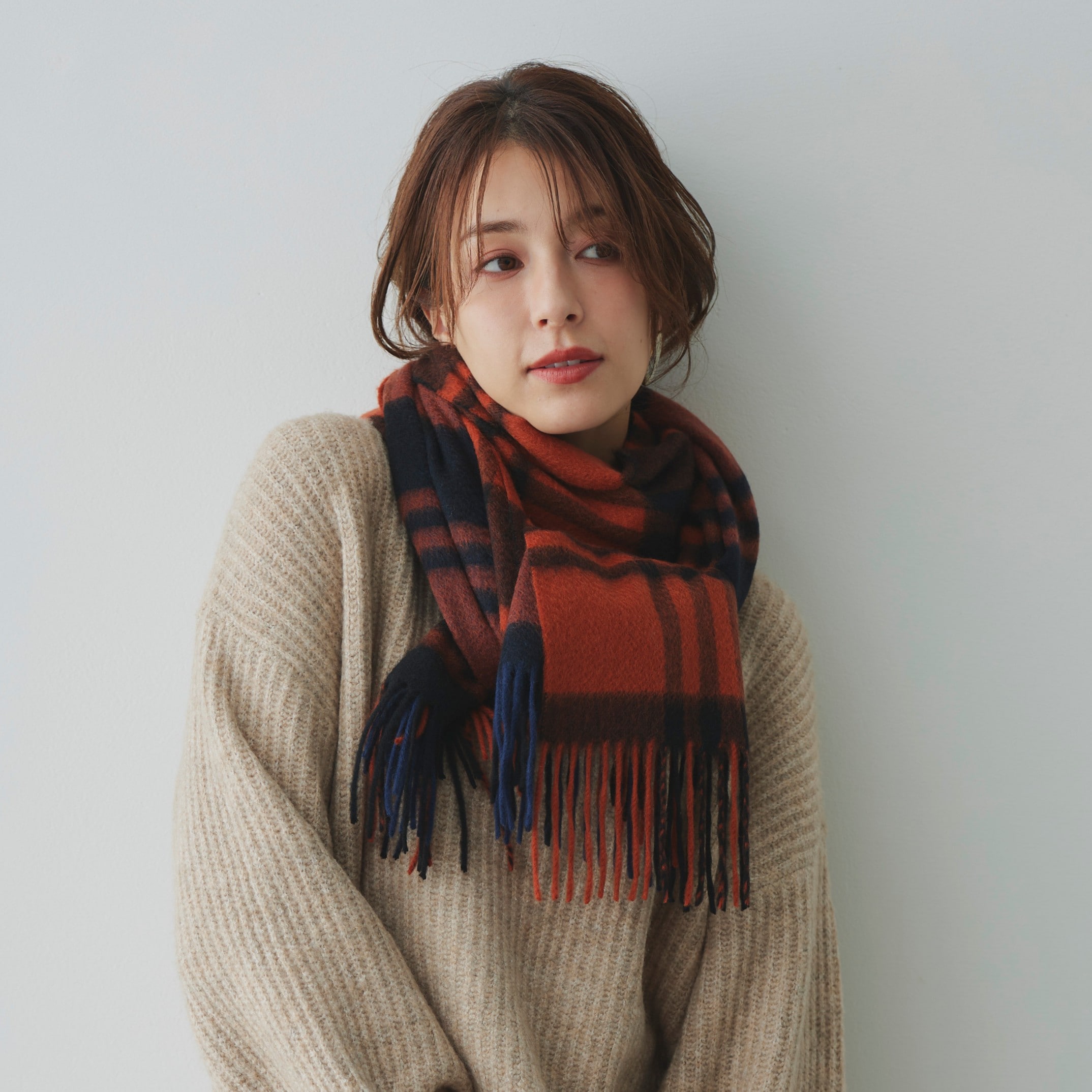 チェックストール3