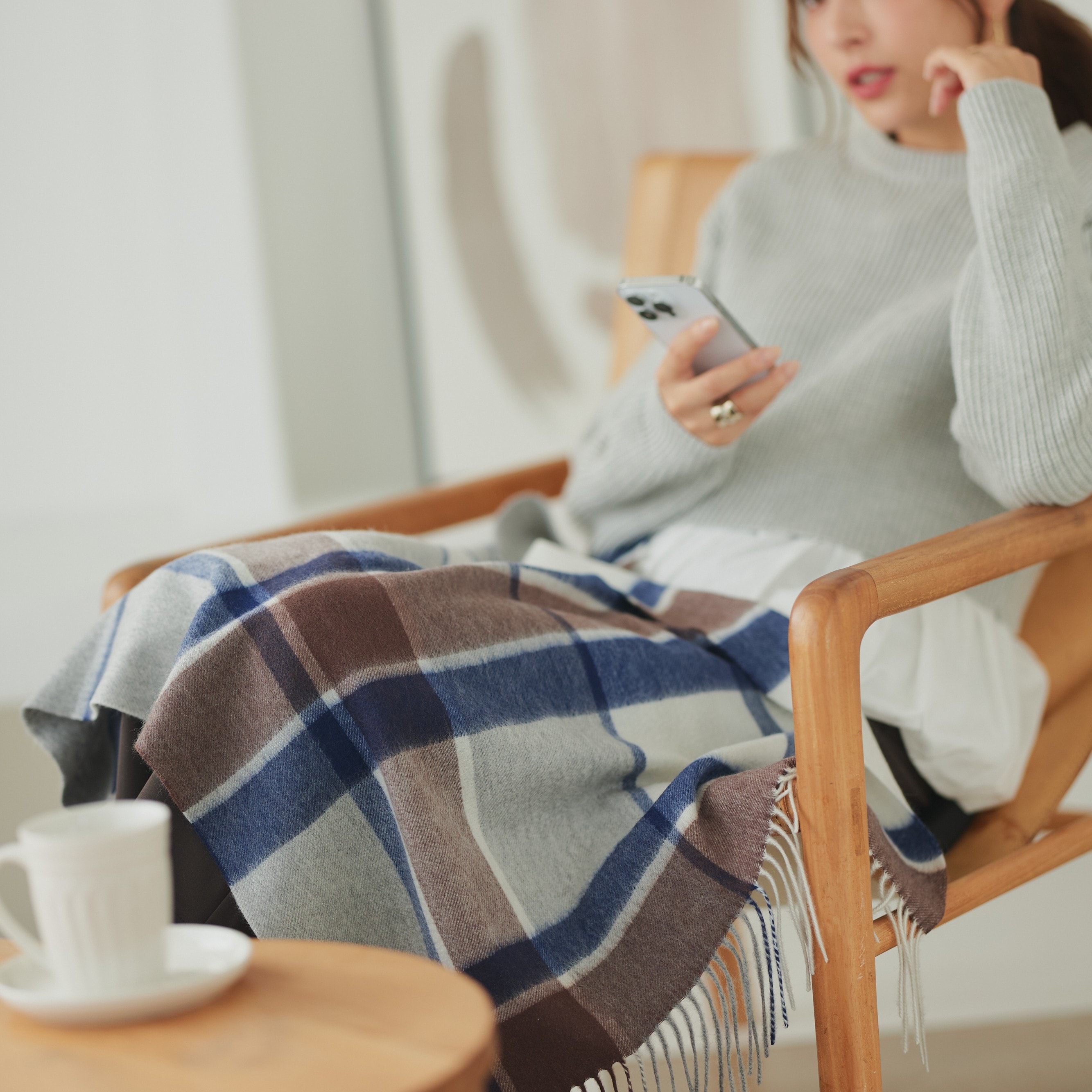 チェックストール5