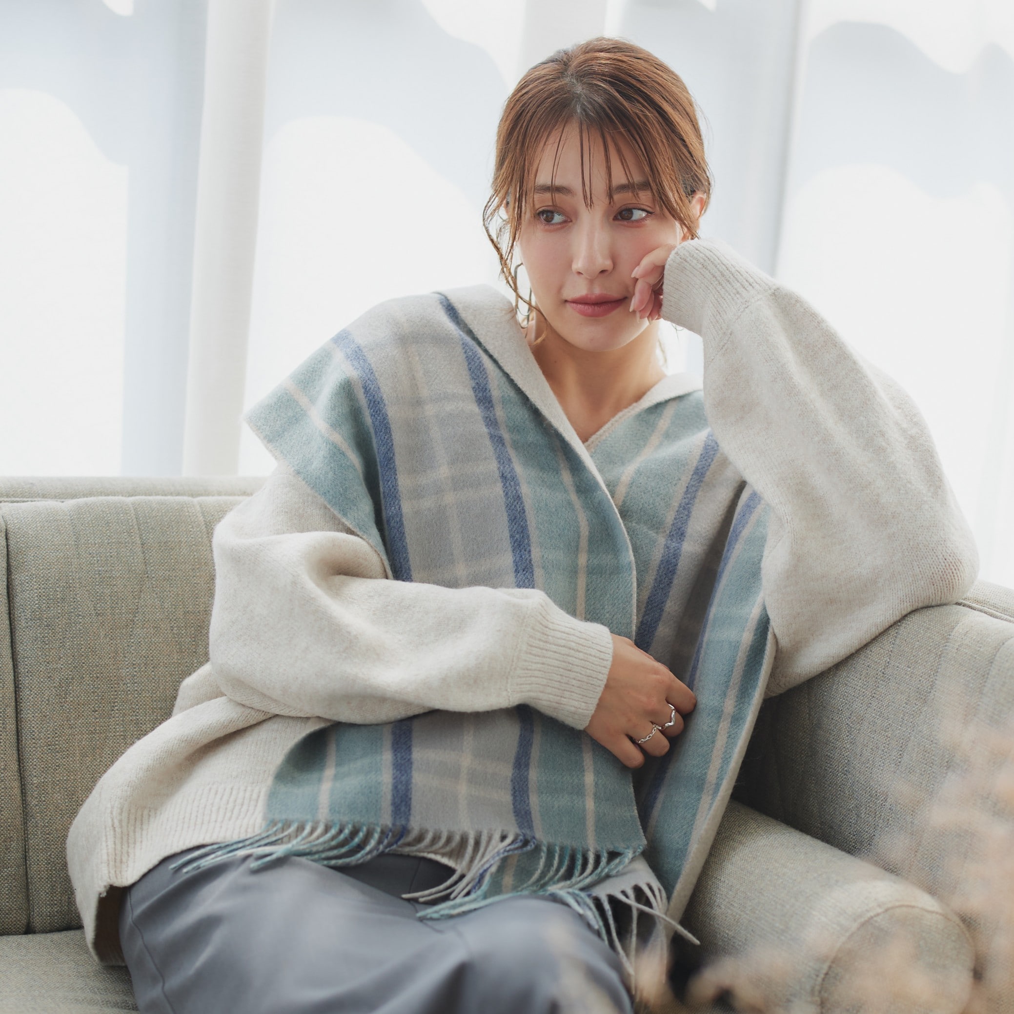 カシミヤマフラー2