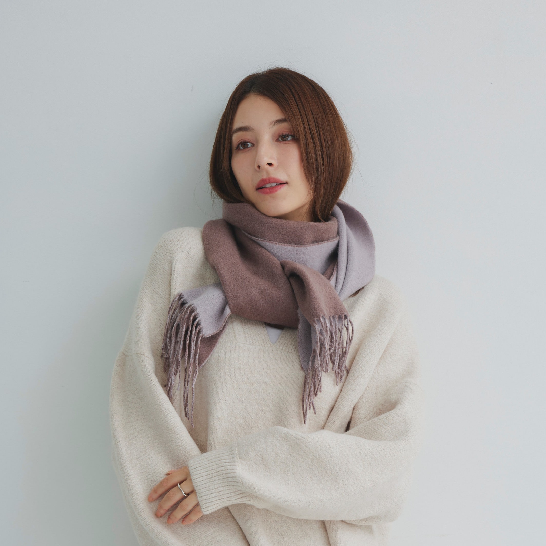 カシミヤマフラー5