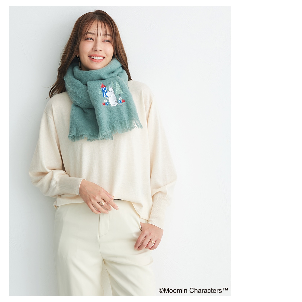 ムーミン ムーミン（MOOMIN） 刺繍デザインの2wayバッグ RMPK-02 レッド