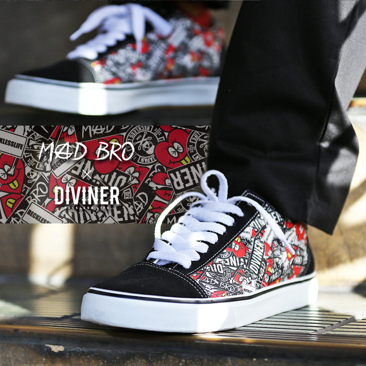 MADBRO×DIVINER Collaboration Sneakers