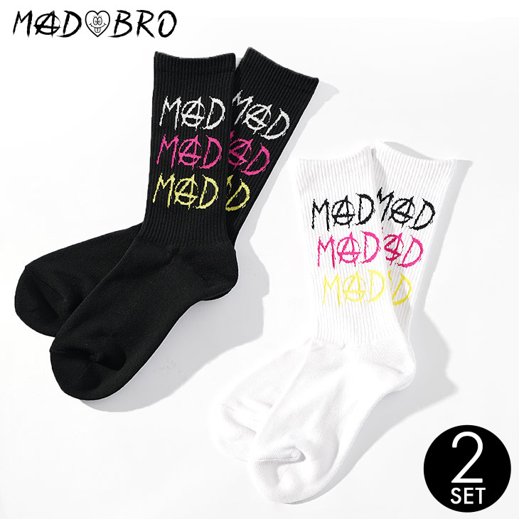 3color Logo Socks/2足セット