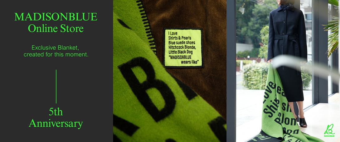 MADISONBLUE ONLINE STORE 5th ANNIVERSARY