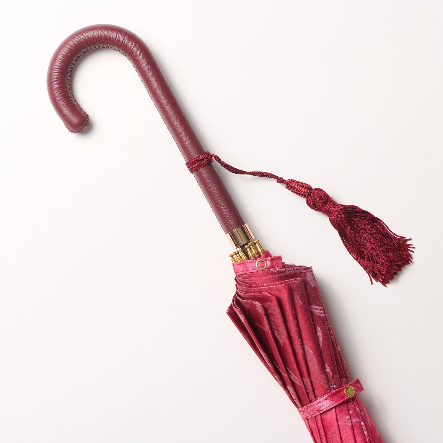 【レディース雨傘】フィオーレ-ワイン