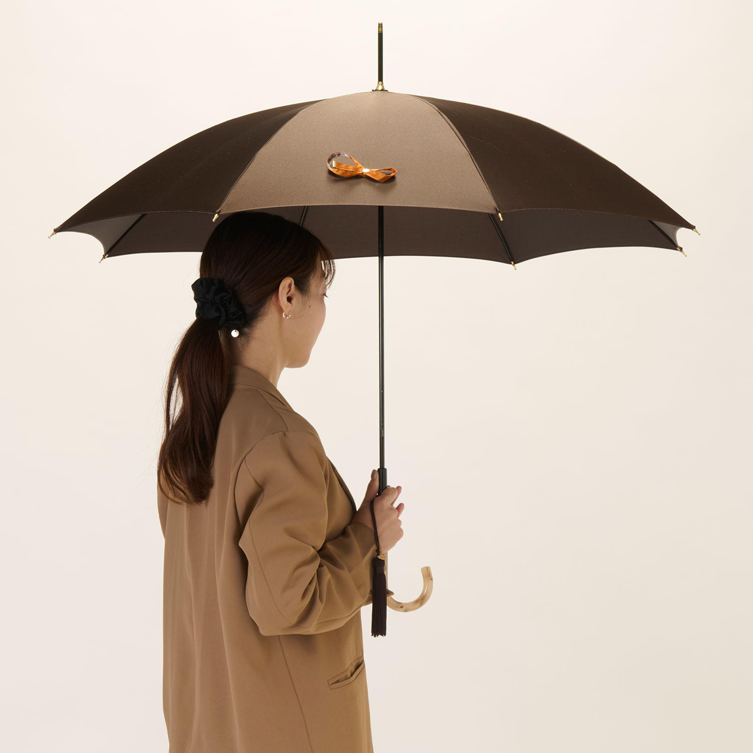 【レディース雨傘】メルト-オランジェット