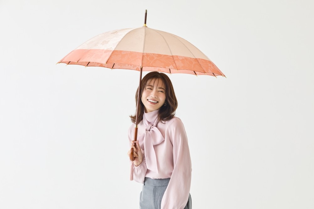 女性への傘ギフト