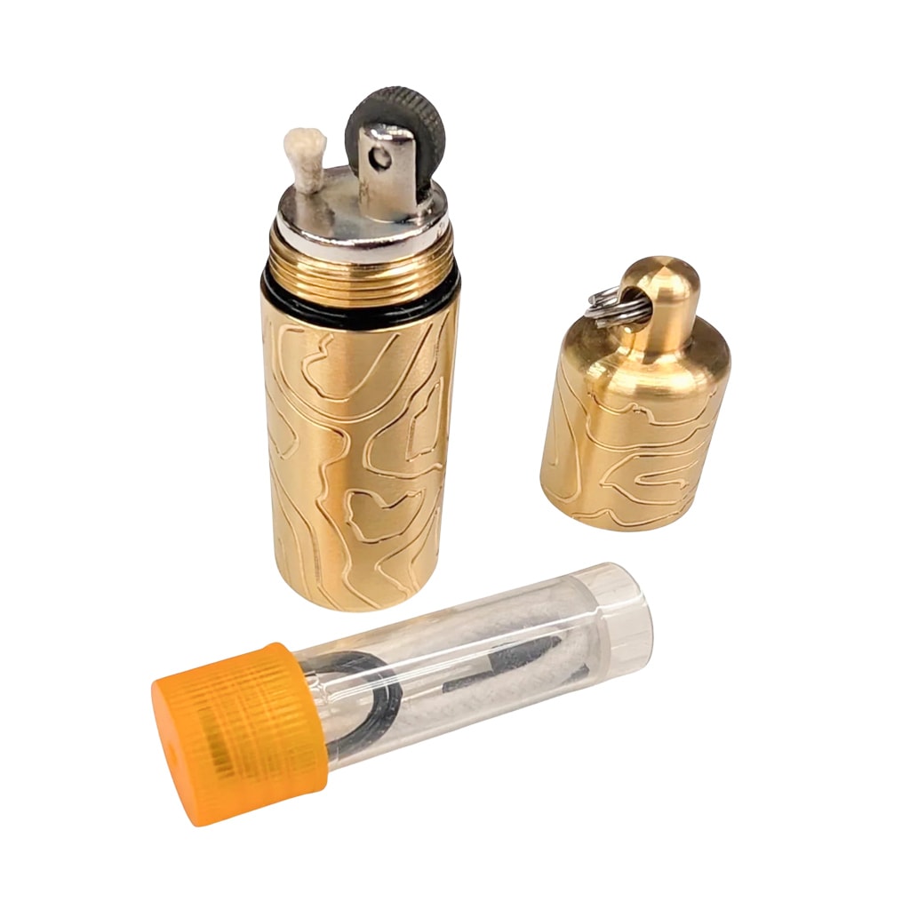 ダイナマイト 50.8π用総真鍮 Maratac マラタック】Brass XL Peanut Lighter - Gen 4 TOPO｜真鍮製
