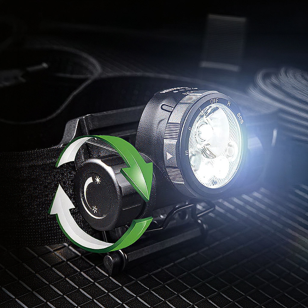 Nextorch ネクストーチ】hiStar Headlamp With Helmet Mount｜2300