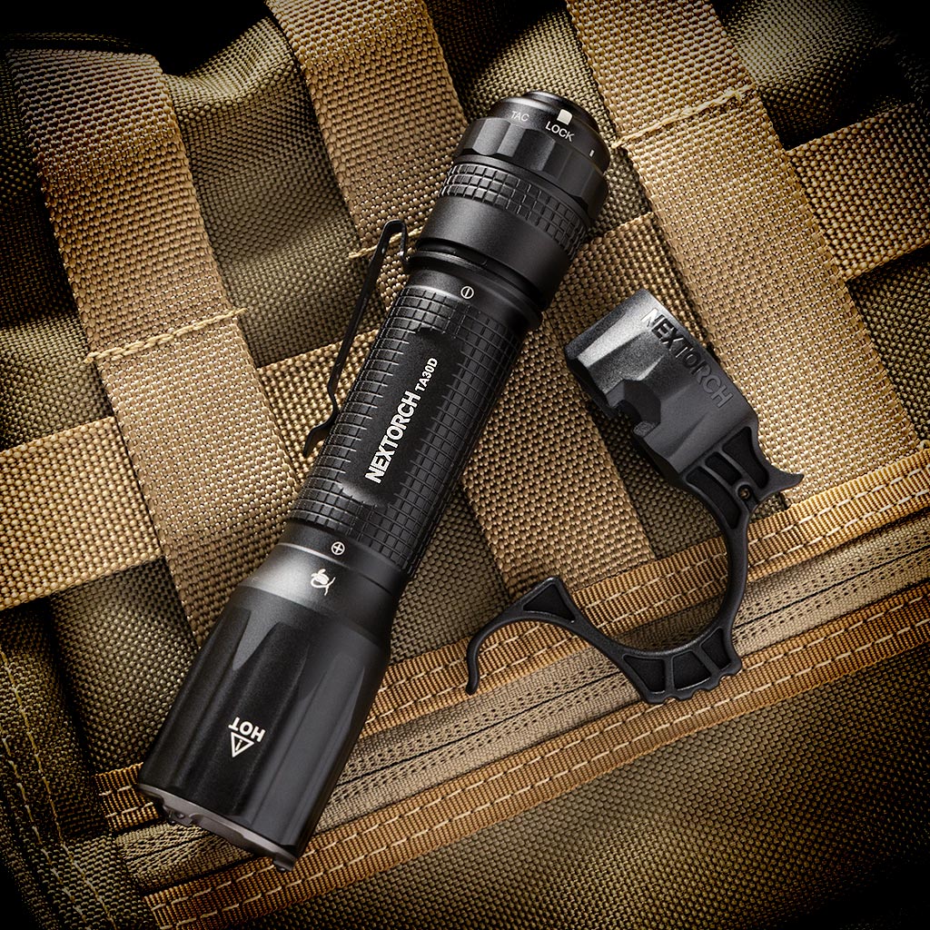 Nextorch ネクストーチ】TA30D Tactical One-Step-Strobe Flashlight