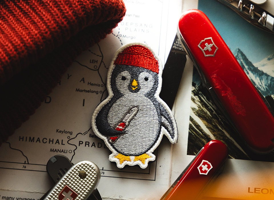 Dans Skinz スカルデザイン パッチ 蓄光 PDW PDW Morale Patch Vol.53