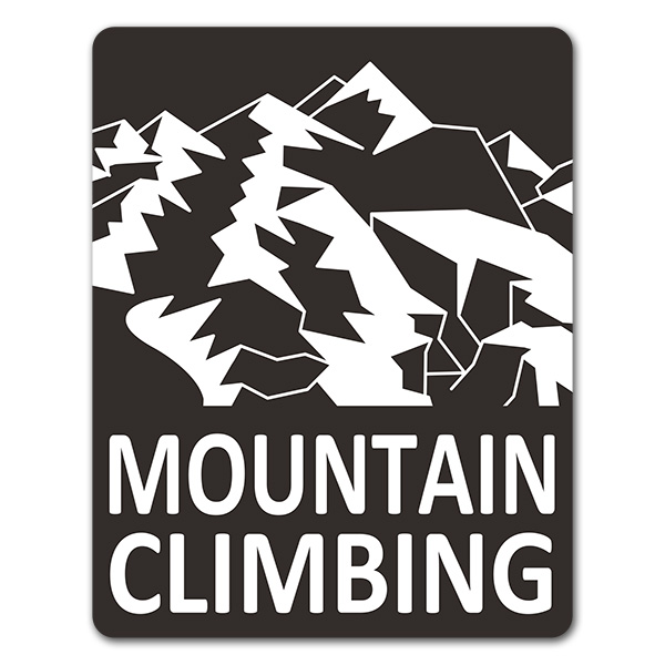 山登りトレッキング 山 連峰シルエット Mountain Climbing 車マグネットステッカー ゆうパケット対応商品 車ステッカー アウトドア アウトドア マグネットパーク
