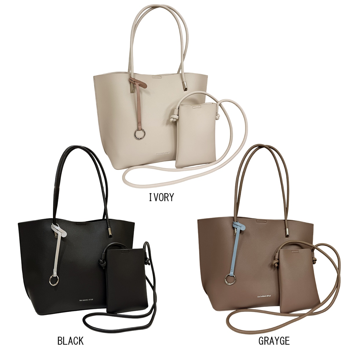 プレイムミドルトート スマホショルダー付き(40405) : 商品詳細