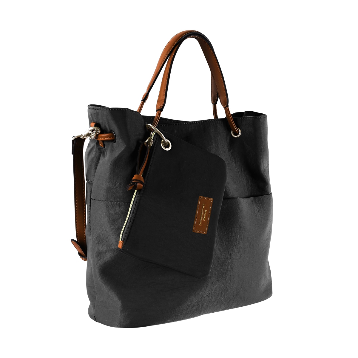 2wayシワナイロンポーチ付トート(40473) : 商品詳細 - MACARONIC STYLE