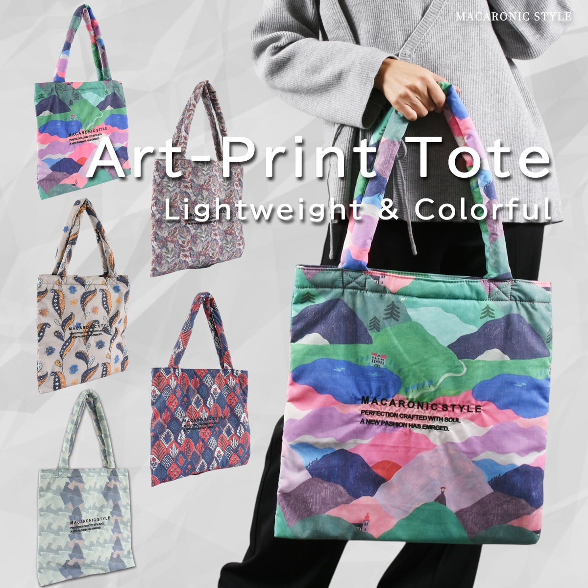 アートプリントトート(40491) : 商品詳細 - MACARONIC STYLE（マカロ
