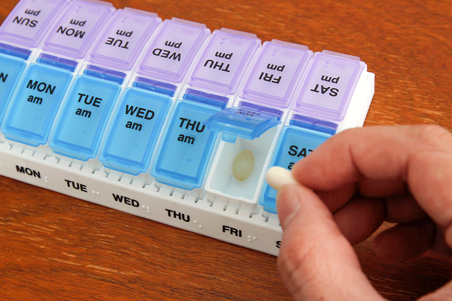 Weekly AM/PM Pill Planner(꡼ԥץʡ)ezy dose(ɡ)