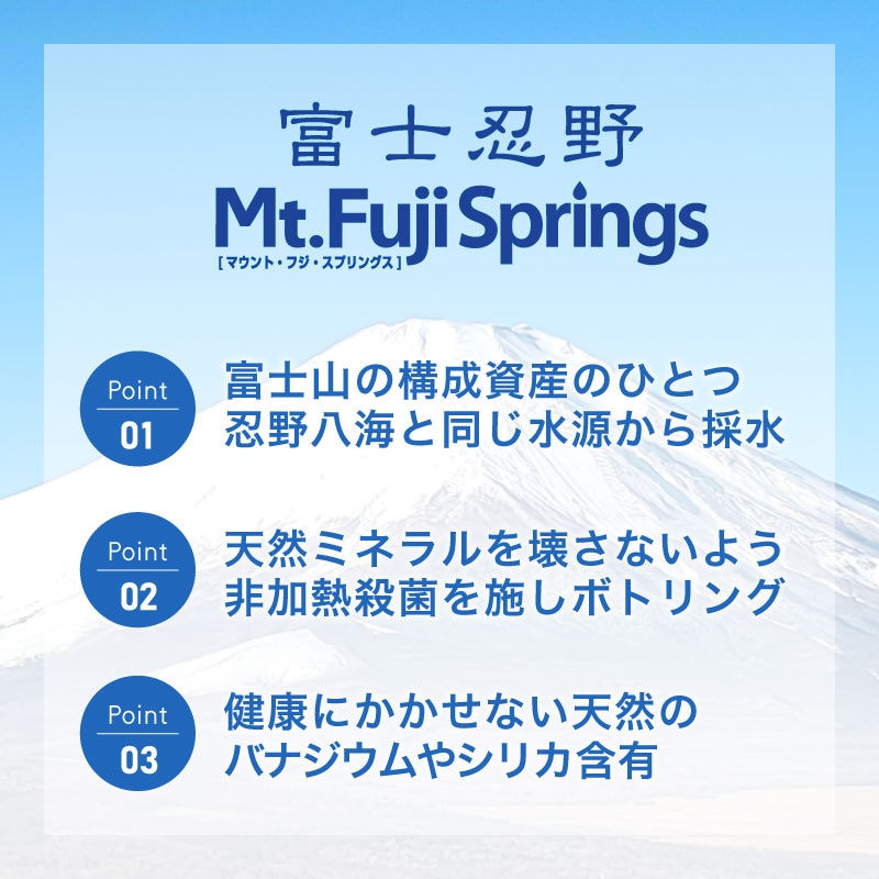 一括購入】富士忍野 Mt.Fuji Springs 12L×2本入り/6セット(12本)｜【スパーク公式通販】