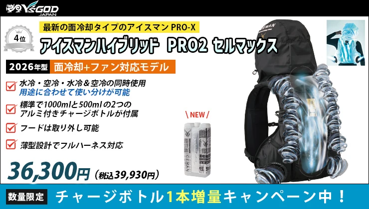 新しい猛暑対策アイテム 水冷服（水冷ベスト）