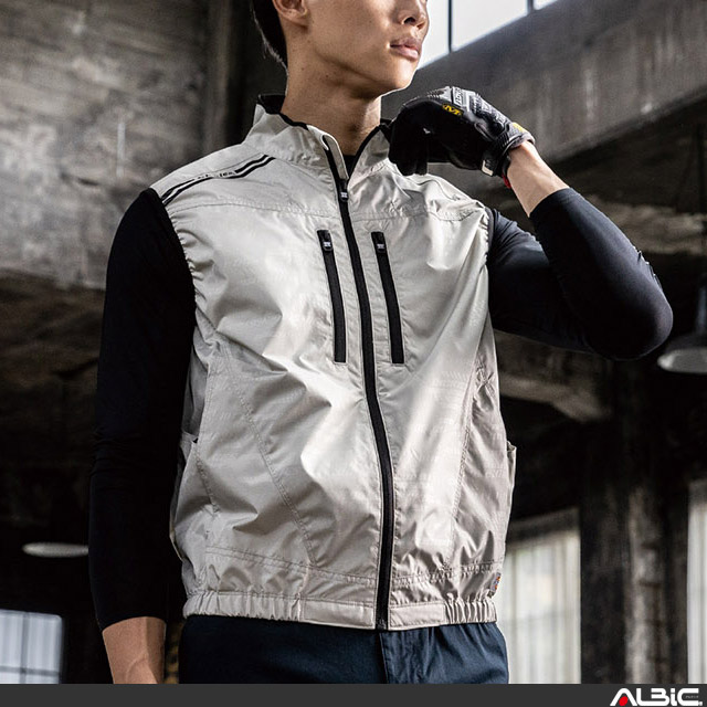 Dickies 日傘遮熱ベスト空調風神服 D229 12v日本製バッテリーセット