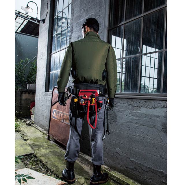 n*様 空調服 空調風神服 KF96990(旧KU96990) ベスト M チャコール