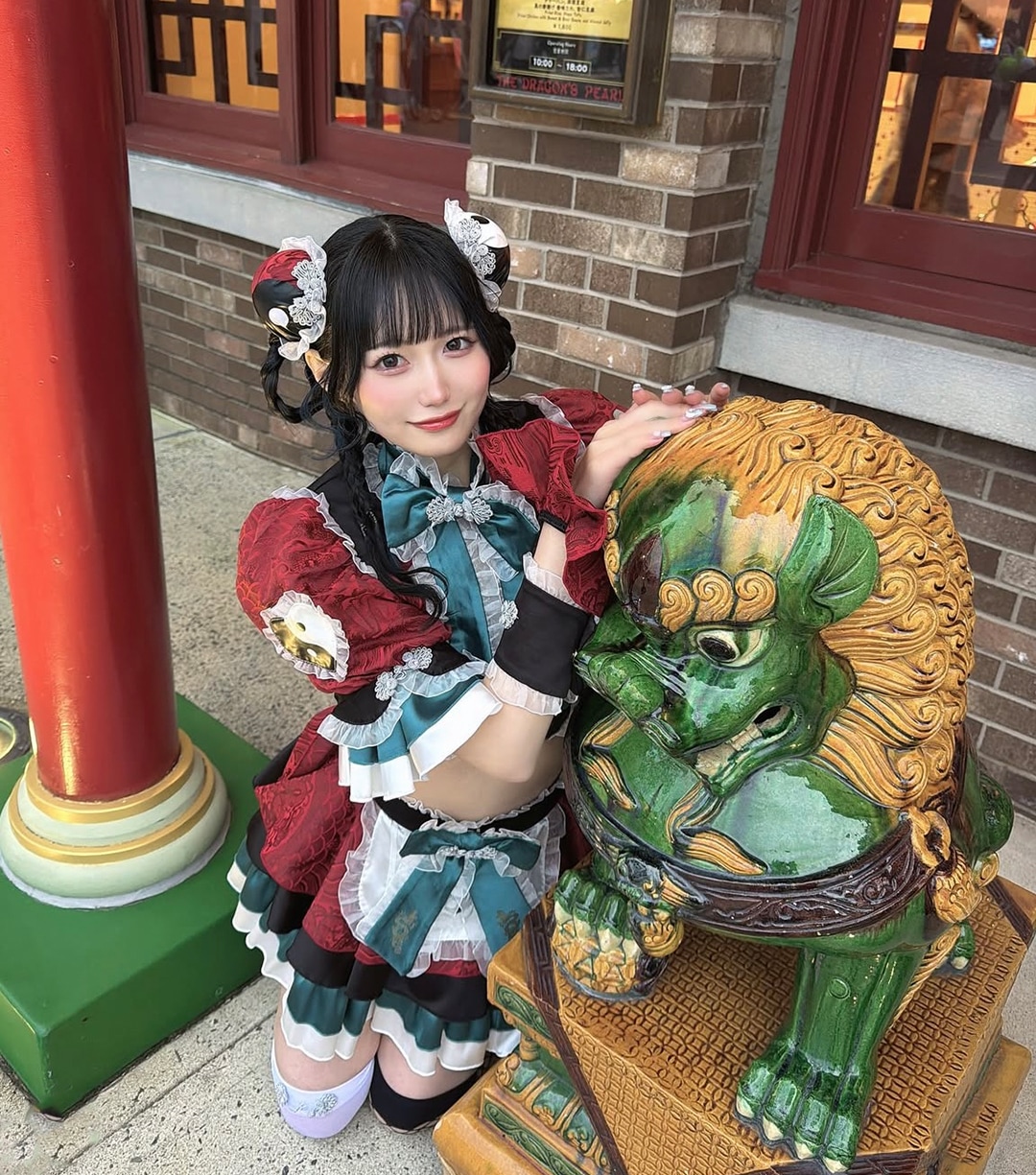 マリームーン グレースツイードキャット 白 即日発送】門りょうちゃん