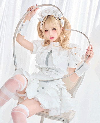 シルキークロスエッジヴァンパイアナース《オリジナルコスプレ8点セット》【Malymoon/マリームーン】【CS25202】