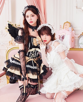 【札幌コレクション着用】エンジェリックインペリアルドレス《ハロウィンコスプレ14点セット》【Malymoon/マリームーン】【CS26061】