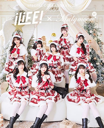 メロウチェックアイドルサンタ《クリスマスコスプレ12点セット》【Malymoon/マリームーン】【CS25073】