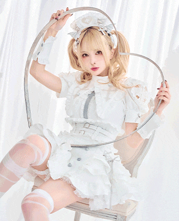 シルキークロスエッジヴァンパイアナース《オリジナルコスプレ8点セット》【Malymoon/マリームーン】【CS25202】