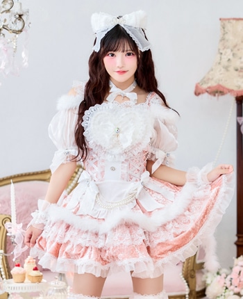 【iLiFE!真守みゅう着用】ラブモードプリンセスキャット《ハロウィンコスプレ13点セット》【Malymoon/マリームーン】【CS26065-3】