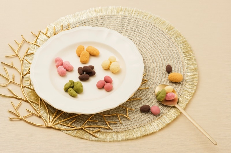 色とりどりのチョコレート