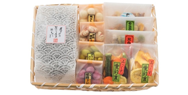 ずぅぅ タイお土産詰め合わせセット 夏だより｜夏限定豆菓子・ナッツ・チップス詰合せ｜豆徳オンラインショップ