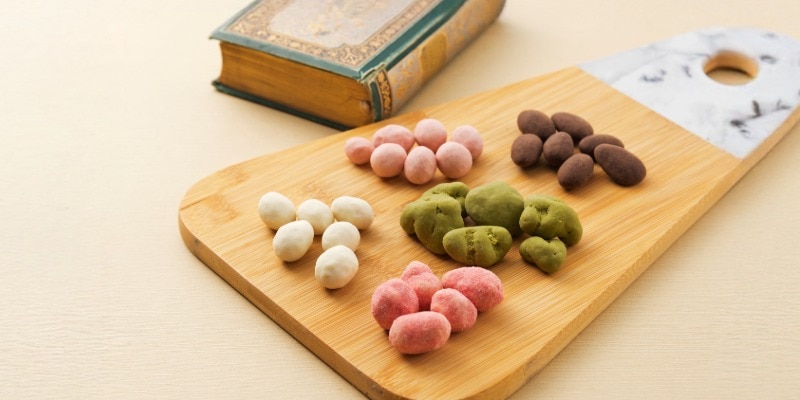 ナッツとチョコの組み合わせ