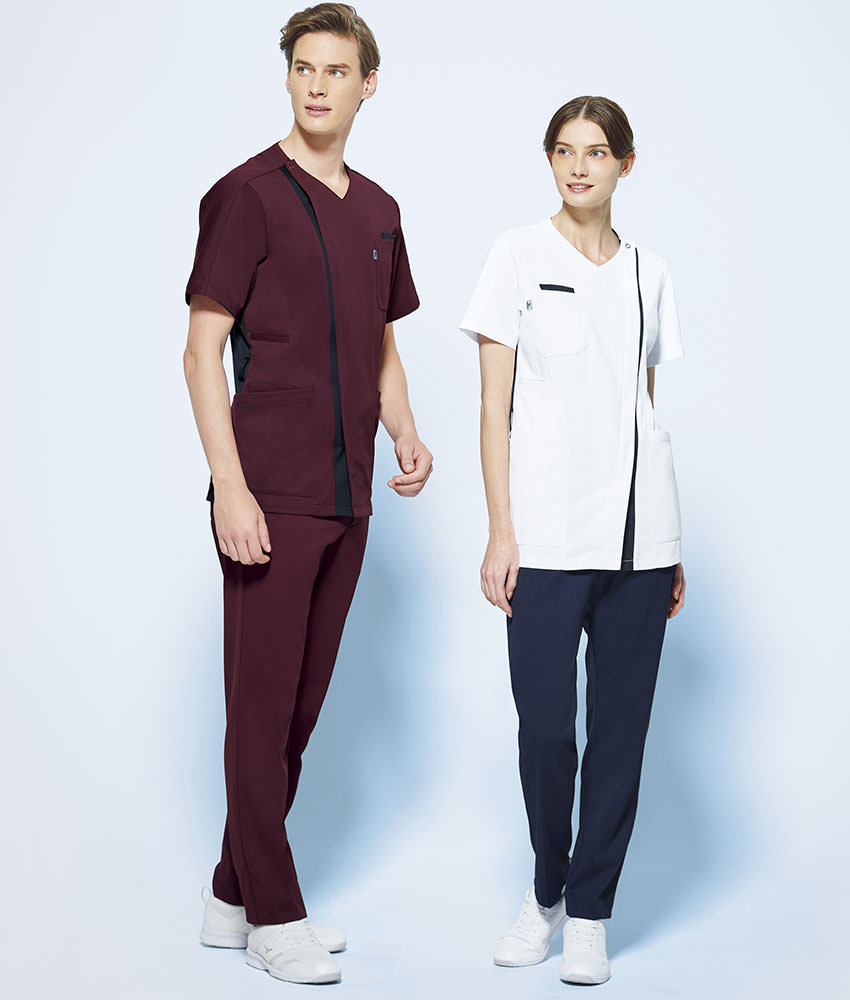 メール便対応】スクラブ 白衣 医療 ミズノ MIZUNO レディース 女性用