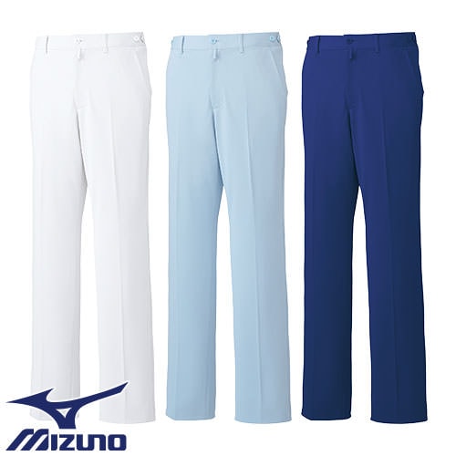 パンツ MZ-0071 白衣 ズボン ミズノ MIZUNO メンズ 男性用 白パンツ 白