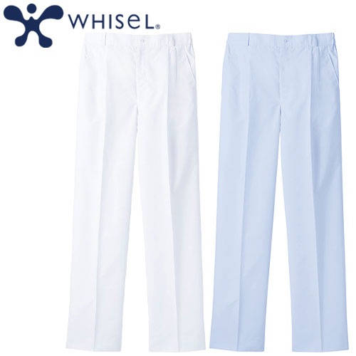 WH10916 whisel メンズツータックパンツ