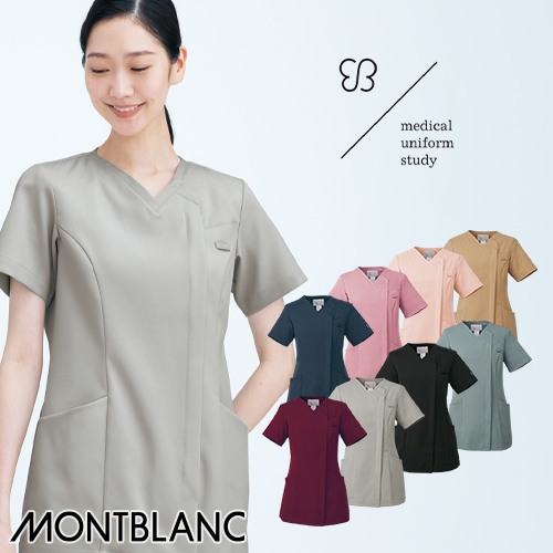 UM501-BD、UM501-BG、UM501-BK、UM501-EB、UM501-IB、UM501-LP、UM501-PP、UM501-SB uka スクラブ レディス 半袖