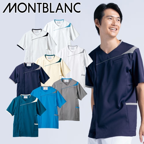 MS854-0104、MS854-0109、MS854-0140、MS854-0549、MS854-0940、MS854-4043、MS854-4340、MS854-4905 スクラブ メンズ 半袖